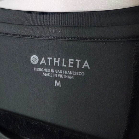 ATHLETA Solid Grey Sunlover UPF Tulip Back Top - Picture 2 of 7